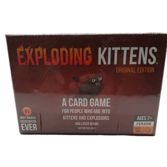Exploding Kittens Original Edition 2021 Card Game - Picture 1 of 3